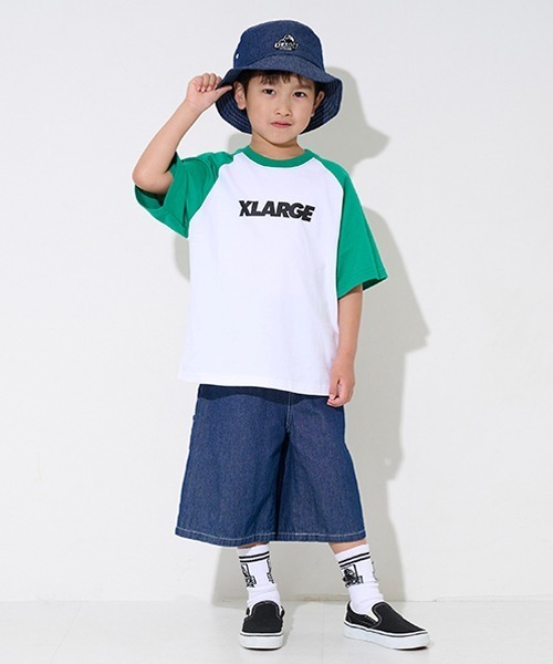 XLARGE KIDS（エクストララージキッズ）の「スランテッドOGゴリラデニムハット（ハット・キッズ・ブルー/ライトブルー・S(48-52cm)/M(52-56cm)）」の14枚目の写真
