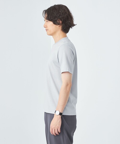 green label relaxing(グリーンレーベルリラクシング)の「【WEB限定】JUSTFIT ジャケインT Tシャツ -吸水速乾・抗菌-(Tシャツ/カットソー・メンズ・ホワイト/ブラック/ライトグレー・L/M/S/XL)」の10枚目の写真