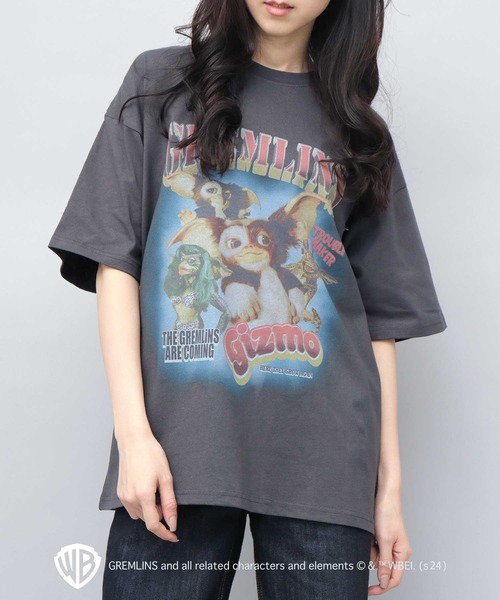 A.M.S.(エーエムエス)の「GREMRINS グレムリン 古着風 ギズモ プリント ビッグシルエット Tシャツ(Tシャツ/カットソー・メンズ・ブラック系その他/ブラック/ブラック系その他2/ブラック系その他3/ブラック系その他4・M/L/XL)」の21枚目の写真