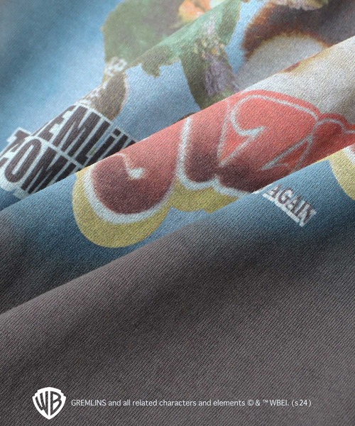 A.M.S.（エーエムエス）の「GREMRINS グレムリン 古着風 ギズモ プリント ビッグシルエット Tシャツ（Tシャツ/カットソー・メンズ・ブラック系その他/ブラック/ブラック系その他2/ブラック系その他3/ブラック系その他4・M/L/XL）」の7枚目の写真
