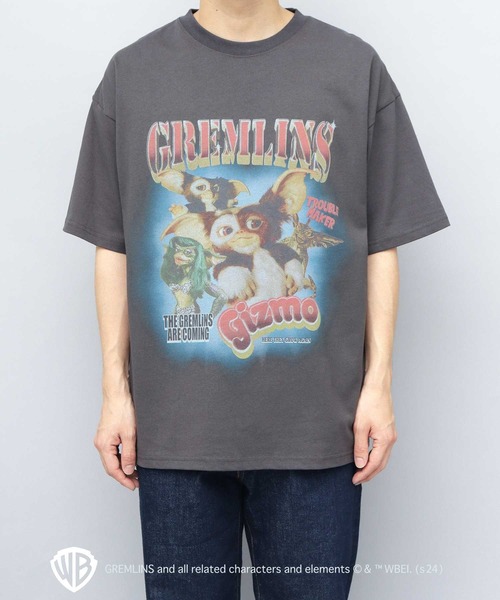 A.M.S.（エーエムエス）の「GREMRINS グレムリン 古着風 ギズモ プリント ビッグシルエット Tシャツ（Tシャツ/カットソー・メンズ・ブラック系その他/ブラック/ブラック系その他2/ブラック系その他3/ブラック系その他4・M/L/XL）」の8枚目の写真
