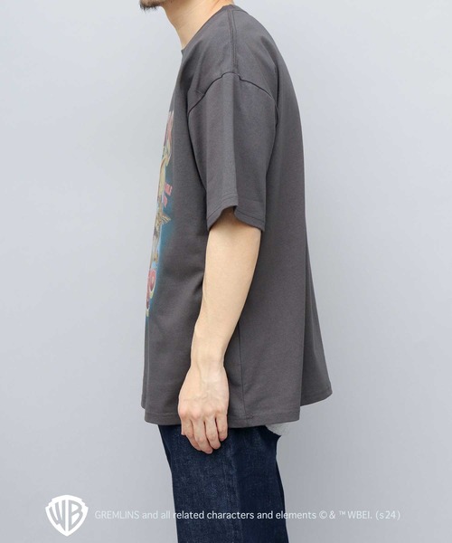A.M.S.（エーエムエス）の「GREMRINS グレムリン 古着風 ギズモ プリント ビッグシルエット Tシャツ（Tシャツ/カットソー・メンズ・ブラック系その他/ブラック/ブラック系その他2/ブラック系その他3/ブラック系その他4・M/L/XL）」の9枚目の写真