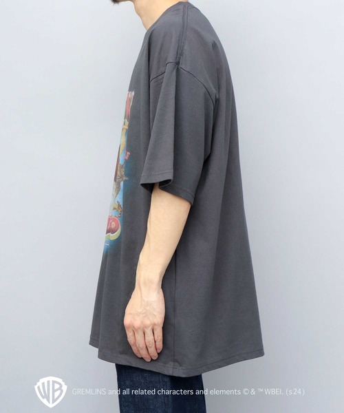 A.M.S.（エーエムエス）の「GREMRINS グレムリン 古着風 ギズモ プリント ビッグシルエット Tシャツ（Tシャツ/カットソー・メンズ・ブラック系その他/ブラック/ブラック系その他2/ブラック系その他3/ブラック系その他4・M/L/XL）」の13枚目の写真