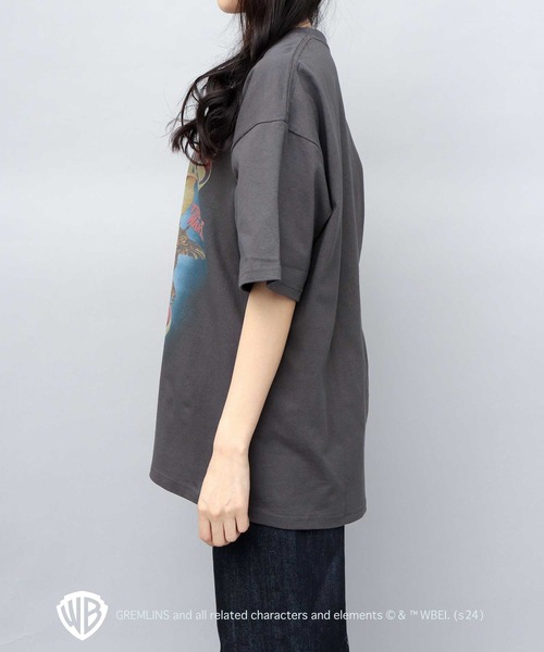 A.M.S.（エーエムエス）の「GREMRINS グレムリン 古着風 ギズモ プリント ビッグシルエット Tシャツ（Tシャツ/カットソー・メンズ・ブラック系その他/ブラック/ブラック系その他2/ブラック系その他3/ブラック系その他4・M/L/XL）」の15枚目の写真