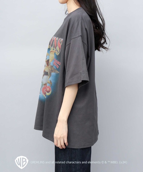 A.M.S.（エーエムエス）の「GREMRINS グレムリン 古着風 ギズモ プリント ビッグシルエット Tシャツ（Tシャツ/カットソー・メンズ・ブラック系その他/ブラック/ブラック系その他2/ブラック系その他3/ブラック系その他4・M/L/XL）」の17枚目の写真