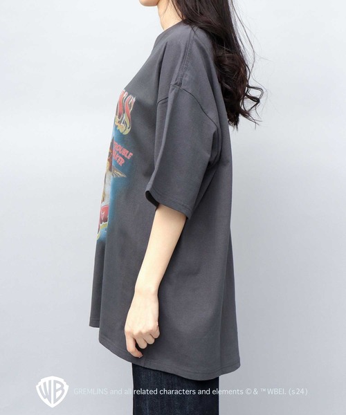 A.M.S.（エーエムエス）の「GREMRINS グレムリン 古着風 ギズモ プリント ビッグシルエット Tシャツ（Tシャツ/カットソー・メンズ・ブラック系その他/ブラック/ブラック系その他2/ブラック系その他3/ブラック系その他4・M/L/XL）」の19枚目の写真