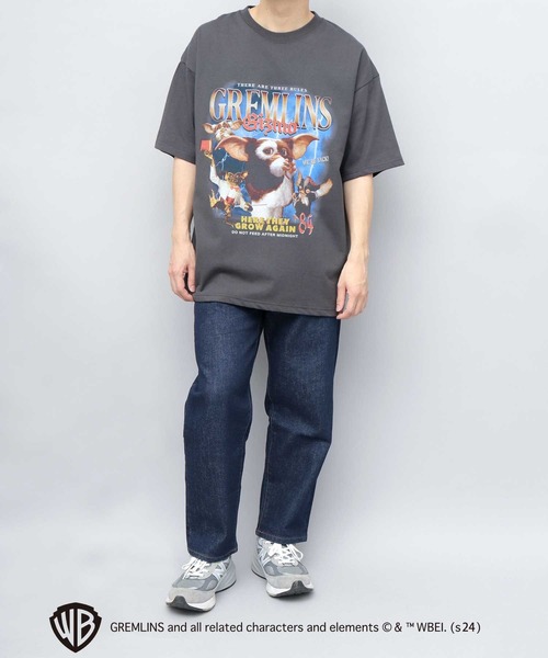 A.M.S.（エーエムエス）の「GREMRINS グレムリン 古着風 ギズモ プリント ビッグシルエット Tシャツ（Tシャツ/カットソー・メンズ・ブラック系その他/ブラック/ブラック系その他2/ブラック系その他3/ブラック系その他4・M/L/XL）」の20枚目の写真