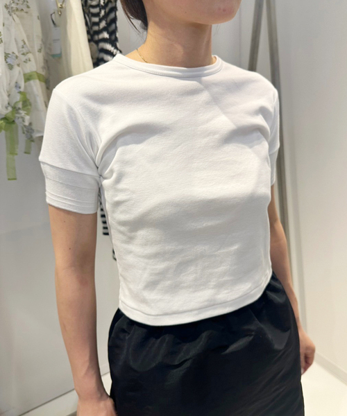 PAN(パン)の「【PAN/パン】puff tee by YO(Tシャツ/カットソー・レディース・ブラック/ホワイト・FREE)」の13枚目の写真