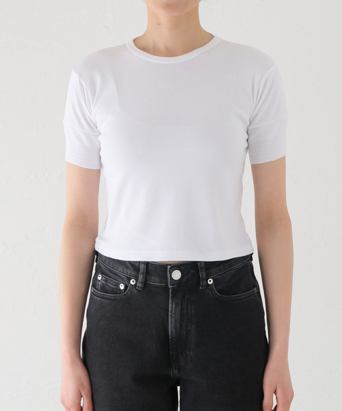 PAN(パン)の「【PAN/パン】puff tee by YO(Tシャツ/カットソー・レディース・ブラック/ホワイト・FREE)」の11枚目の写真