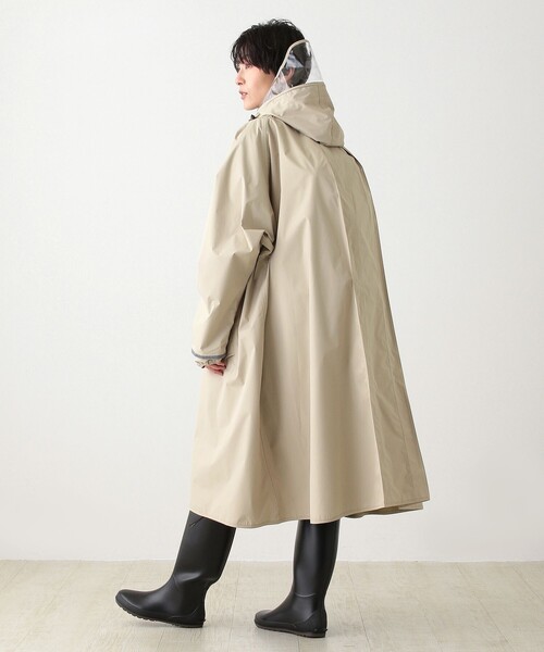 Afternoon Tea(アフタヌーンティー)の「テントラインレインコート(レインコート/ポンチョ・レディース・グレー/ベージュ/ネイビー・MEDIUM)」の7枚目の写真