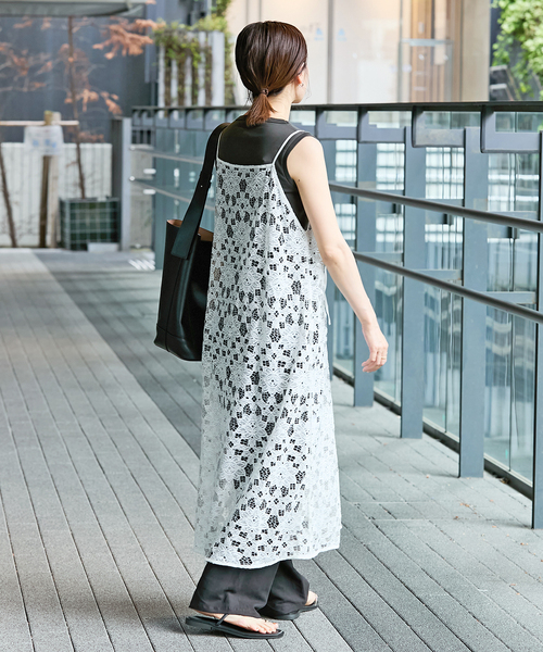 IENA(イエナ)の「《追加》ラッセルレースキャミドレス(ワンピース・レディース・ホワイト・FREE)」の12枚目の写真