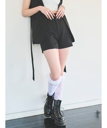 ハイウエストショートパンツ