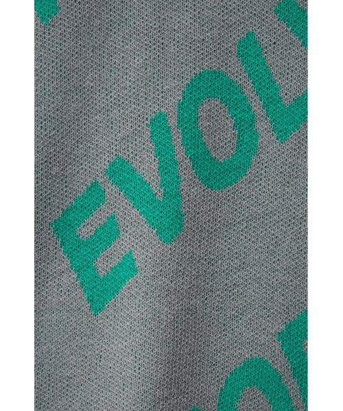 AZUL by moussy（アズールバイマウジー）の「総柄ロゴジャガードビッグニットトップス（ニット/セーター・メンズ・グレー系その他/ホワイト系その他/ブラック系その他・FREE）」の21枚目の写真