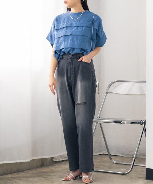 セール】【2サイズ展開】デニムカーゴパンツ（デニムパンツ