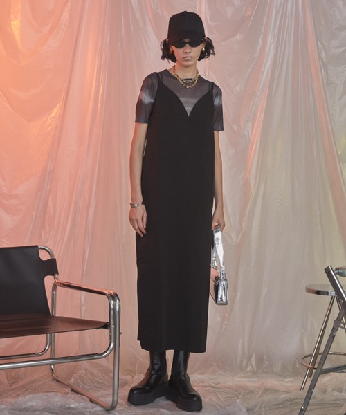 Solace(ソレイス)の「ニュアンス柄シアーハーフスリーブトップス(Tシャツ/カットソー・レディース・ブラック/ベージュ/オレンジ/イエロー・FREE)」の12枚目の写真