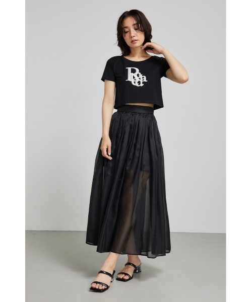 rienda（リエンダ）の「R-ポイントTシャツ 春服（Tシャツ/カットソー・レディース・ライトパープル/ホワイト/ブラック・FREE）」の11枚目の写真