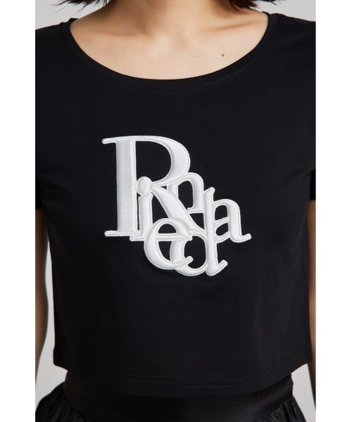 rienda（リエンダ）の「R-ポイントTシャツ 春服（Tシャツ/カットソー・レディース・ライトパープル/ホワイト/ブラック・FREE）」の14枚目の写真