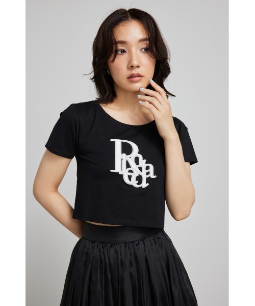 rienda（リエンダ）の「R-ポイントTシャツ 春服（Tシャツ/カットソー・レディース・ライトパープル/ホワイト/ブラック・FREE）」の12枚目の写真