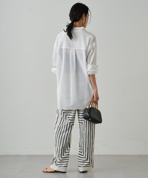 LOUNGEDRESS（ラウンジドレス）の「リネンライクオーバーシャツ