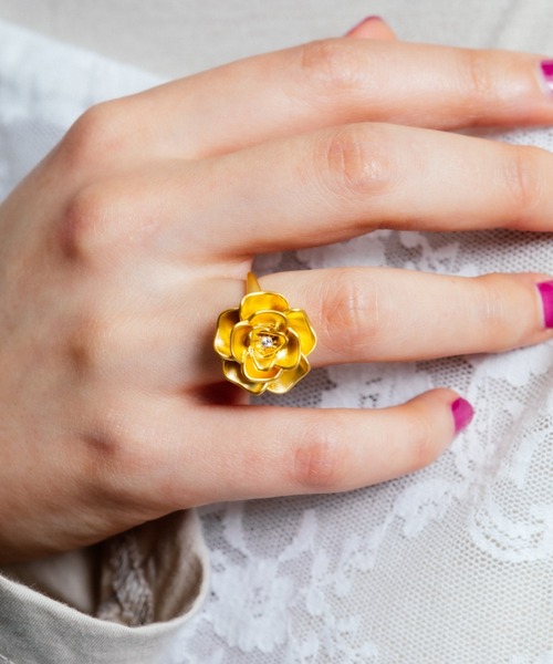 whim(ウィム)の「【NEW】Rose Ring(リング・レディース・ゴールド/シルバー・#9/#13)」の11枚目の写真