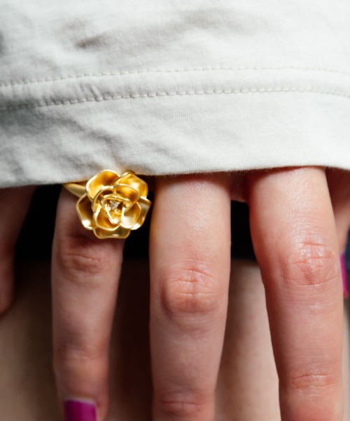 whim(ウィム)の「【NEW】Rose Ring(リング・レディース・ゴールド/シルバー・#9/#13)」の10枚目の写真