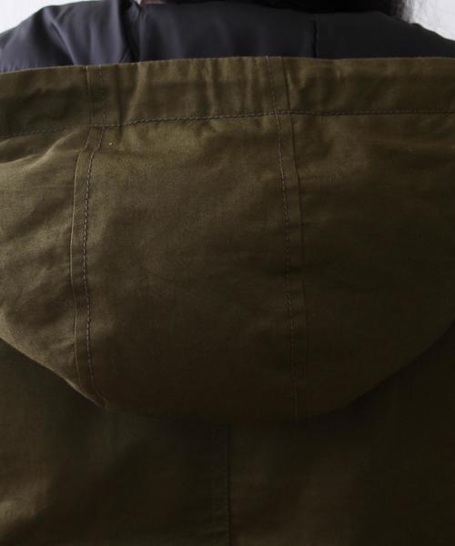 coen（コーエン）の「4WAY中綿リバーシブルモッズコート◆（モッズコート・レディース・ブラック/ベージュ/オリーブ・LARGE/MEDIUM）」の11枚目の写真