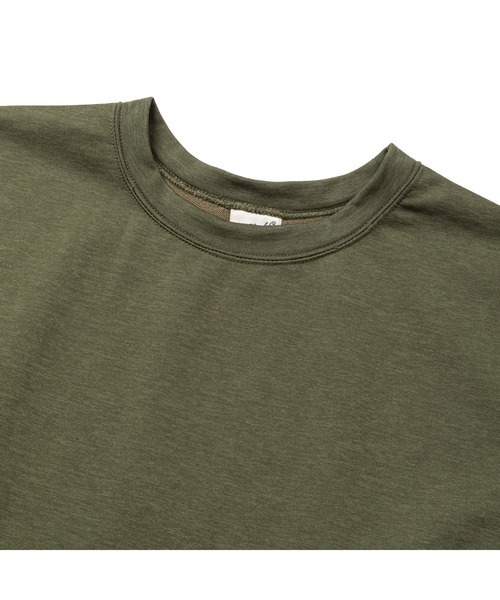 CALEE(キャリー)の「MULTI FUNCTION COMPACT FRENCE TERRY N/S TEE(Tシャツ/カットソー・メンズ・オリーブ/チャコールグレー・LARGE/X-LARGE/MEDIUM)」の4枚目の写真