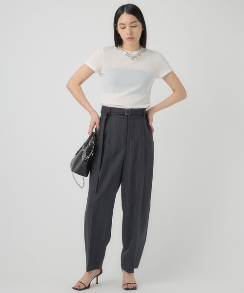 Chaos（カオス）の「Chaos(カオス)/シャトレトラウザーパンツ（スラックス・レディース・スミクロ/グレー系その他5・36/38）」の2枚目の写真