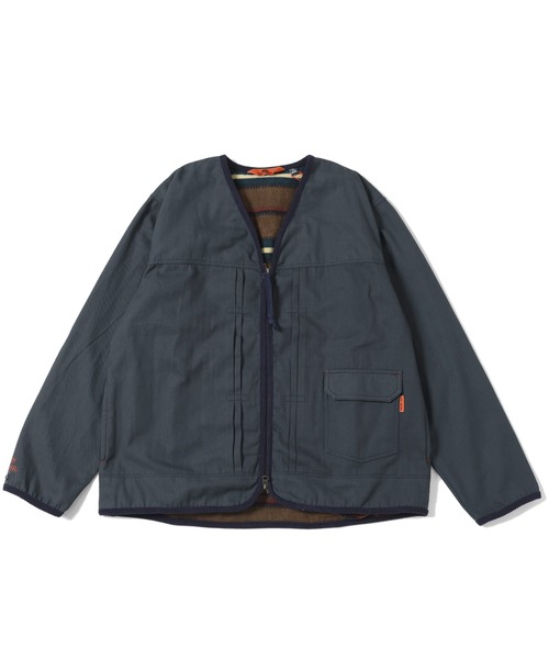 【セール】トラッカーノーカラージャケット（ノーカラージャケット）｜KRIFF MAYER（クリフメイヤー）