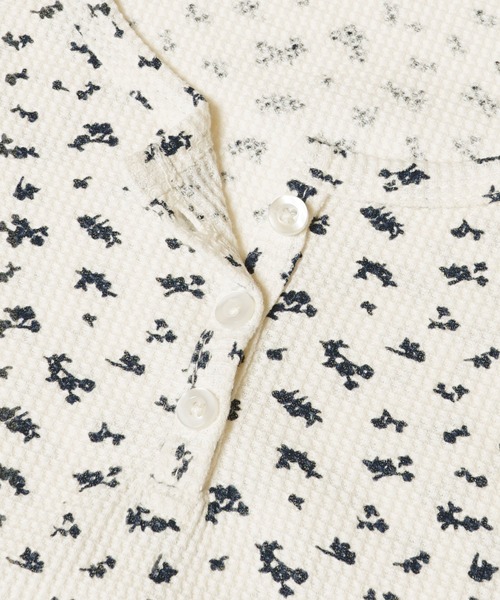 セール】花柄サーマルトップス＆キャミセット（Tシャツ