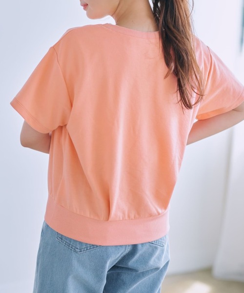 未使用　cohina カットアウトライトスウェットロンT　Sサイズ カットアウトライトスウェットロンT | 小柄・低身長女性向け