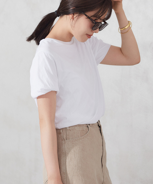 Plage プラージュ　BALOON SLEEVE シャツワンピース plage（プラージュ）の「BALOON SLEEVE シャツワンピース