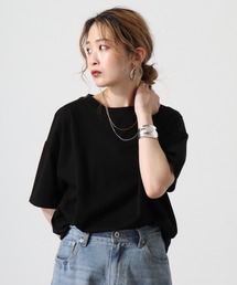 持続冷感 ワイド 無地 Tシャツ