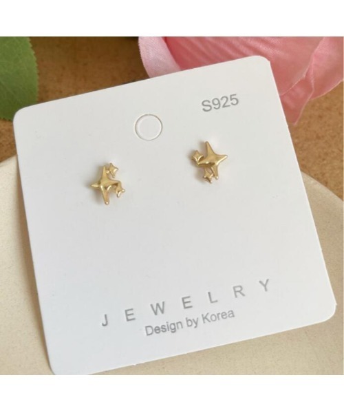 Sakka(サッカ)の「星のピアス 「金属アレルギー対応」(ピアス(両耳用)・レディース・シルバー系その他/ゴールド/ゴールド系その他/シルバー・FREE)」の4枚目の写真
