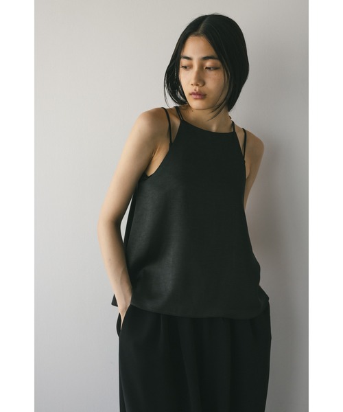 STYLEMIXER マットサテンキャミソール ブラック マットサテンキャミソール（キャミソール）｜STYLEMIXER