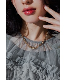 LE'RURE（リルアー）の「メタルショートネックレス シルバー ゴールド 結婚式 お呼ばれ 成人式 フォーマル アクセサリー（ネックレス）」