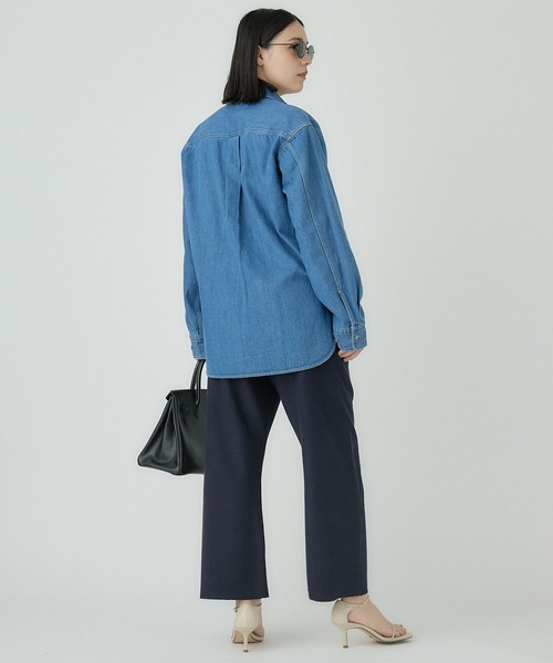 Chaos（カオス）の「Chaos(カオス)/◆WHY NOT NOW◆ウォーレンデニムシャツ（シャツ/ブラウス・レディース・ライトブルー・FREE）」の22枚目の写真