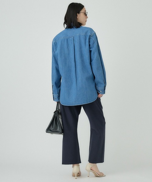 Chaos（カオス）の「Chaos(カオス)/◆WHY NOT NOW◆ウォーレンデニムシャツ（シャツ/ブラウス・レディース・ライトブルー・FREE）」の21枚目の写真