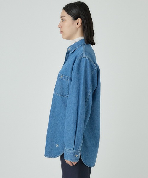 Chaos（カオス）の「Chaos(カオス)/◆WHY NOT NOW◆ウォーレンデニムシャツ（シャツ/ブラウス・レディース・ライトブルー・FREE）」の11枚目の写真