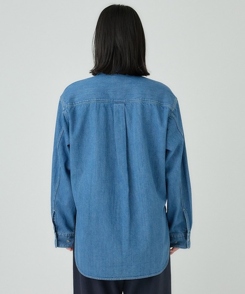 Chaos（カオス）の「Chaos(カオス)/◆WHY NOT NOW◆ウォーレンデニムシャツ（シャツ/ブラウス・レディース・ライトブルー・FREE）」の10枚目の写真