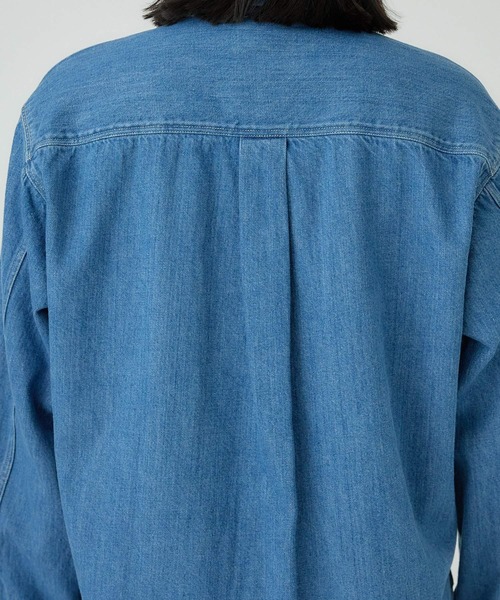 Chaos（カオス）の「Chaos(カオス)/◆WHY NOT NOW◆ウォーレンデニムシャツ（シャツ/ブラウス・レディース・ライトブルー・FREE）」の9枚目の写真
