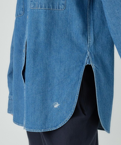 Chaos（カオス）の「Chaos(カオス)/◆WHY NOT NOW◆ウォーレンデニムシャツ（シャツ/ブラウス・レディース・ライトブルー・FREE）」の5枚目の写真