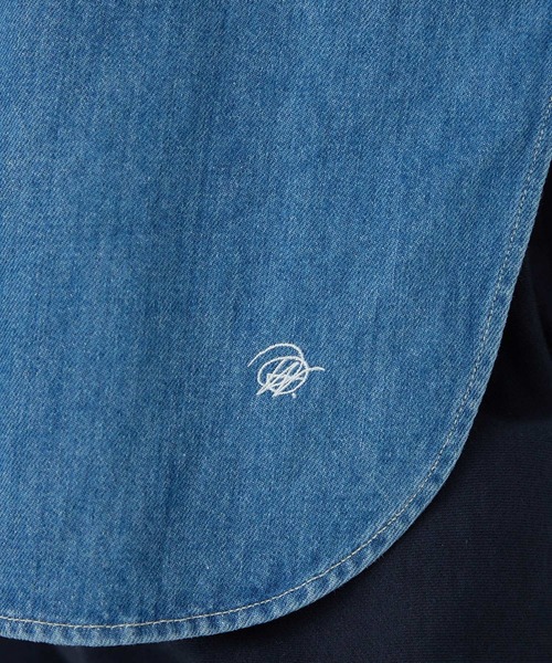 Chaos（カオス）の「Chaos(カオス)/◆WHY NOT NOW◆ウォーレンデニムシャツ（シャツ/ブラウス・レディース・ライトブルー・FREE）」の3枚目の写真