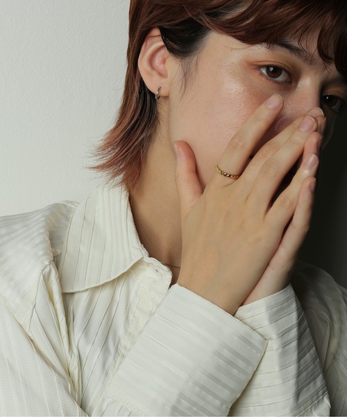 ORLEAN(オルレアン)の「【ORLEAN】ハートモチーフリング(リング・レディース・シルバー/ゴールド・フリー)」の7枚目の写真