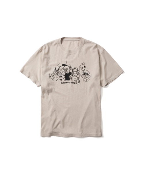 ZOZOVILLA(ゾゾヴィラ)の「ONE TEE COLLECTION vol.1 YUSUKE HANAI (BROWN)(Tシャツ/カットソー・メンズ・ベージュ/ブラウン/グレー系その他/ブラウン系その他/ホワイト系その他2/ブラウン系その他3・SMALL/MEDIUM/LARGE/X-LARGE/XX-LARGE/X-SMALL)」の3枚目の写真