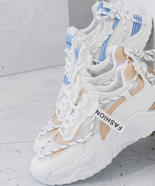 セール】厚底ダッドスニーカー（スニーカー）｜madrepadre