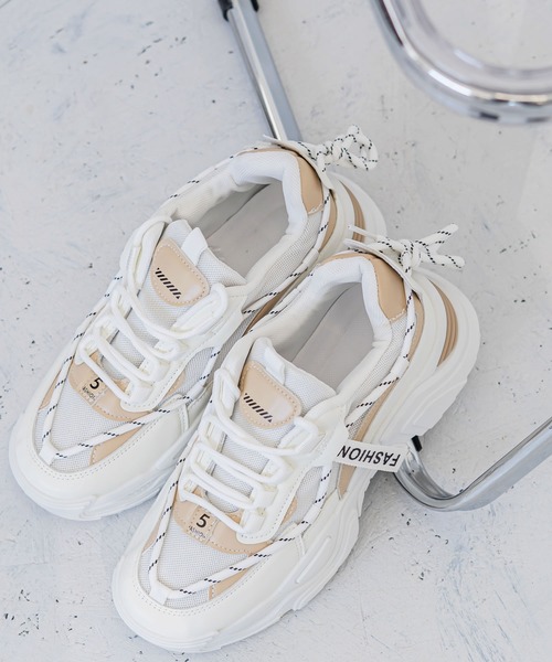 セール】厚底ダッドスニーカー（スニーカー）｜madrepadre