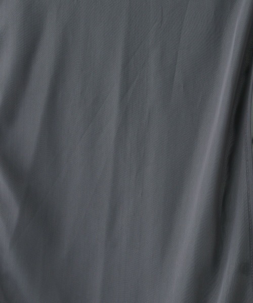 HARE（ハレ）の「シアーレイヤードシャツLS(HARE)（シャツ/ブラウス・メンズ・グレー/ブラック/ブラック系その他2/ブラック系その他・FREE）」の13枚目の写真