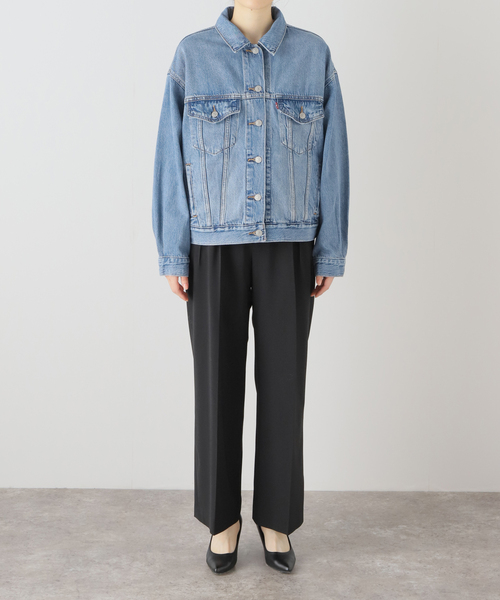 Levi’s MADE＆CRAFTED（リーバイスメードアンドクラフテッド）の「【LEVI’S/リーバイス】90S TRUCKERSOFT AS BUTTER MID：デニムジャケット（デニムジャケット・レディース・サックスブルー・SMALL/MEDIUM）」の3枚目の写真