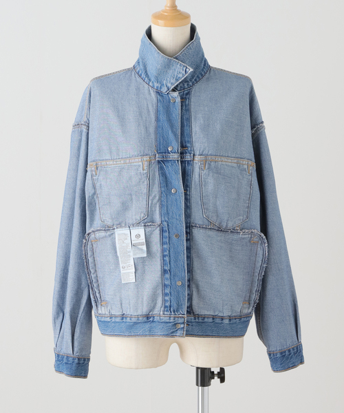 Levi’s MADE＆CRAFTED（リーバイスメードアンドクラフテッド）の「【LEVI’S/リーバイス】90S TRUCKERSOFT AS BUTTER MID：デニムジャケット（デニムジャケット・レディース・サックスブルー・SMALL/MEDIUM）」の17枚目の写真